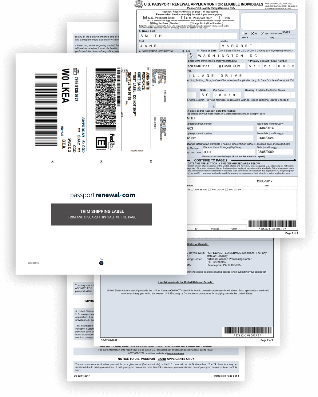 Downloadable documents packet examples